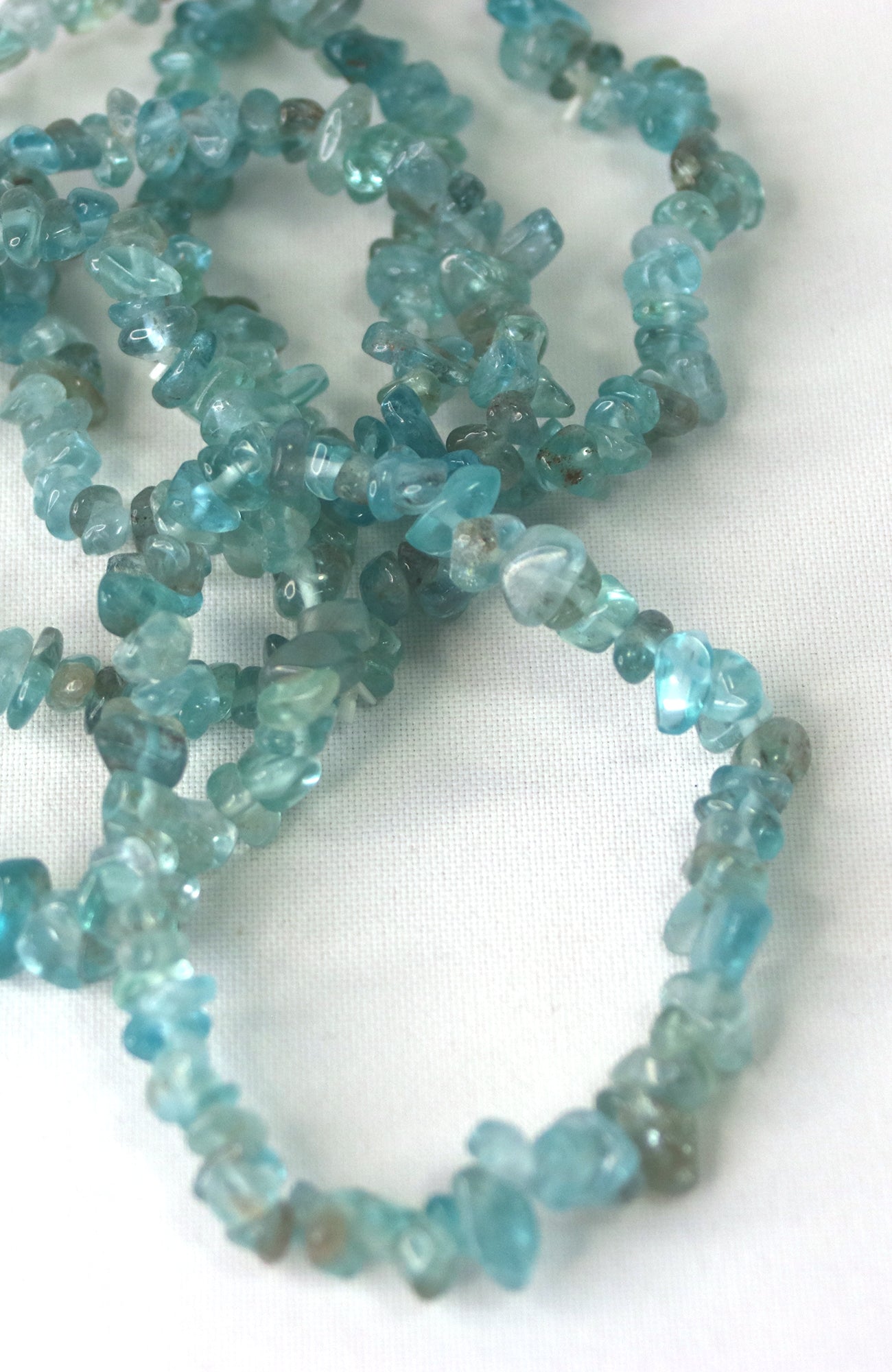 Green Apatite Chip Bracelet